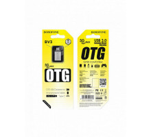 OTG Type-C ПАПА <=> USB МАМА с кабелем 15см