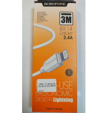 USB <-> Lightning 3m, Borofone BX14