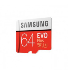 Карта памяти Samsung microSDHC 64GB EVO Plus Class10 UHS-I, w/adapter (MB-MC64HA/RU)