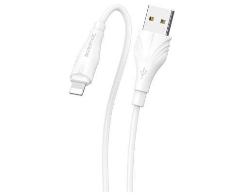 USB кабель Borofone BX14 LinkJet USB Cable Lightning 2m (white)