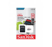 Карта памяти SanDisk microSDHC 32Gb Class 10 Ultra 80MB/s