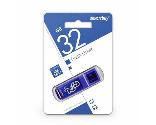 USB 3.0 Флеш-накопитель 32GB SmartBuy Glossy Синий