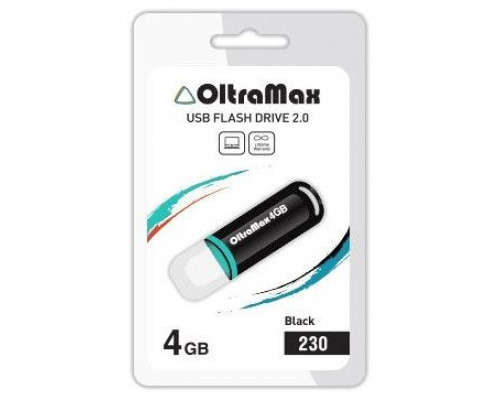 Флеш память OltraMax OM-4GB-230-черный