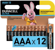 Батарейка AAA DURACELL  LR03 BL12 ULTRA POWER (12/144)