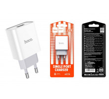 СЗУ Hoco C81A Asombroso single port charger set(Lightning)(EU) (white)