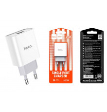 СЗУ Hoco C81A Asombroso single port charger set(Lightning)(EU) (white)