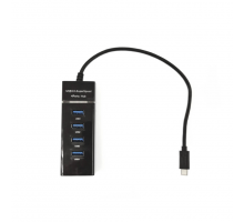 USB Hub MRM H344T, 4 порта (Type-C to USB3.0*4) (Чёрный)