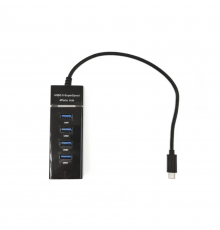 USB Hub MRM H344T, 4 порта (Type-C to USB3.0*4) (Чёрный)