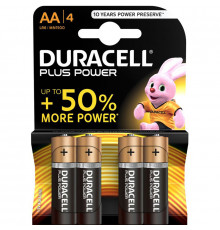 Батарейка DURACELL AA/LR6 Plus Power 4бл / 80