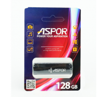 Flash Drive 128G USB 3.0 Aspor PK_TG121BK (чёрный) нс