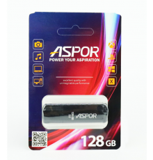 Flash Drive 128G USB 3.0 Aspor PK_TG121BK (чёрный) нс