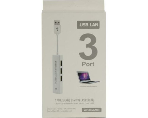 USB to LAN +HUB 3USB