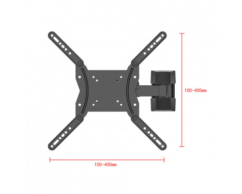 400*400 Кронштейн для TV UNITEKI FM1603  ЧЕРНЫЙ