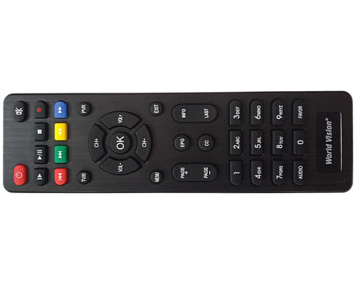 Ресивер Т2 World Vision T624D4 (Металл, Дисплей, кнопки,2хUSB,IPTV, GX6701, T/T2/C)