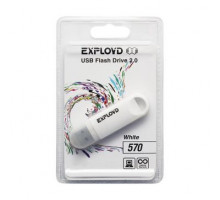 Флеш память EXPLOYD 4GB-570 белый