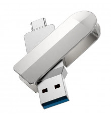 Флеш-накопитель 128Gb HOCO UD10 Wise USB+Type-C